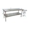 Bk Resources Flat Top Work Table Stainless Steel w/Galvanized Undershelf 72"Wx24"D VTT-7224 - alternate 8